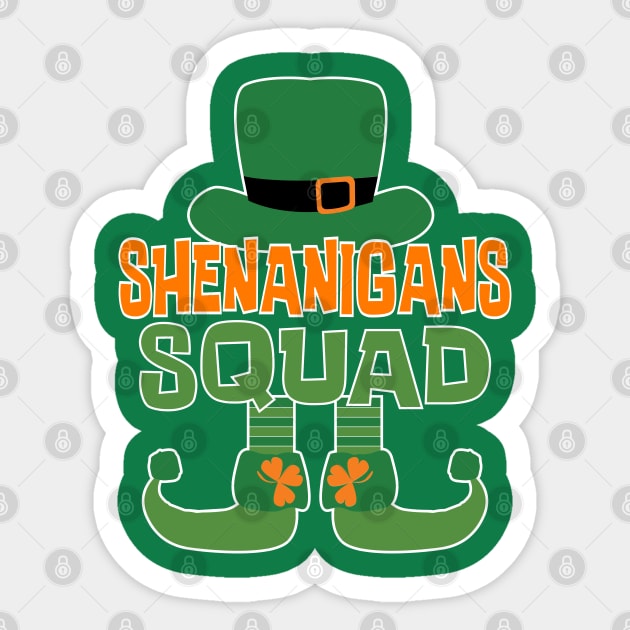 Shenanigans Squad Sticker by Seaside Designs